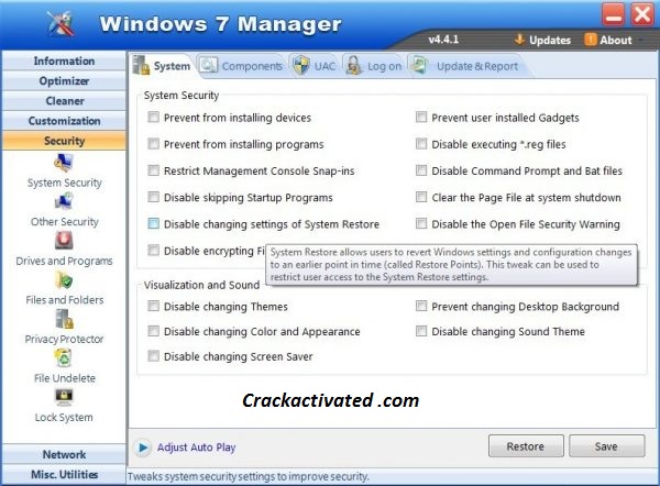 windows 7 manager crack Keygen